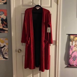 lularoe sarah textured cardigan